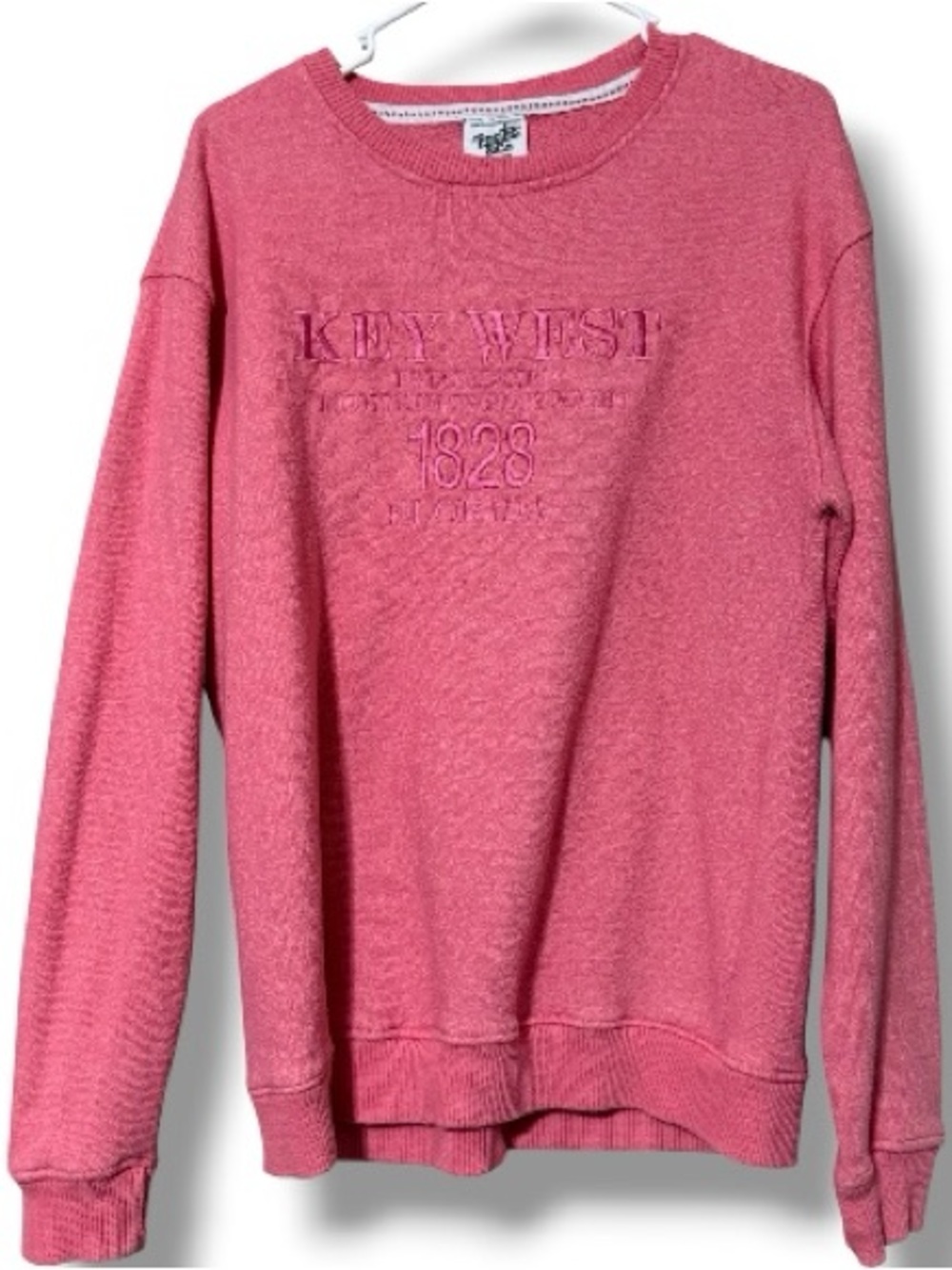 Pacific & Co. size medium pullover sweater Key West Florida coral salmon color